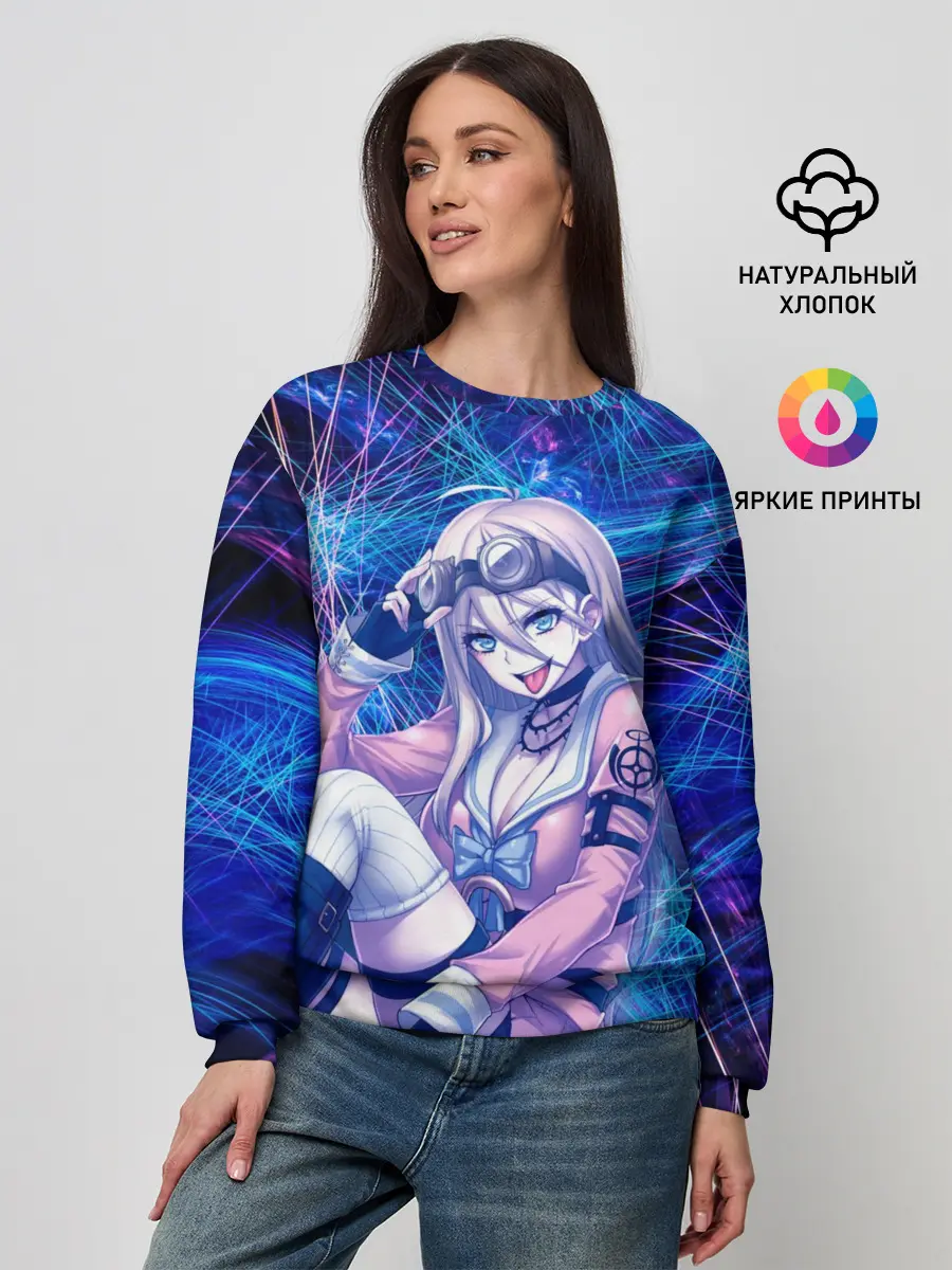 Женский свитшот / Danganronpa neon