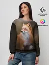 Женский свитшот / Лиса-охотница