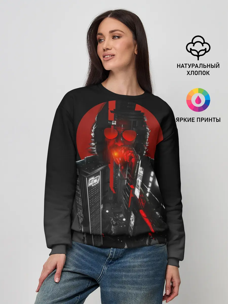 Женский свитшот / Cyberpunk 2077 | Джонни