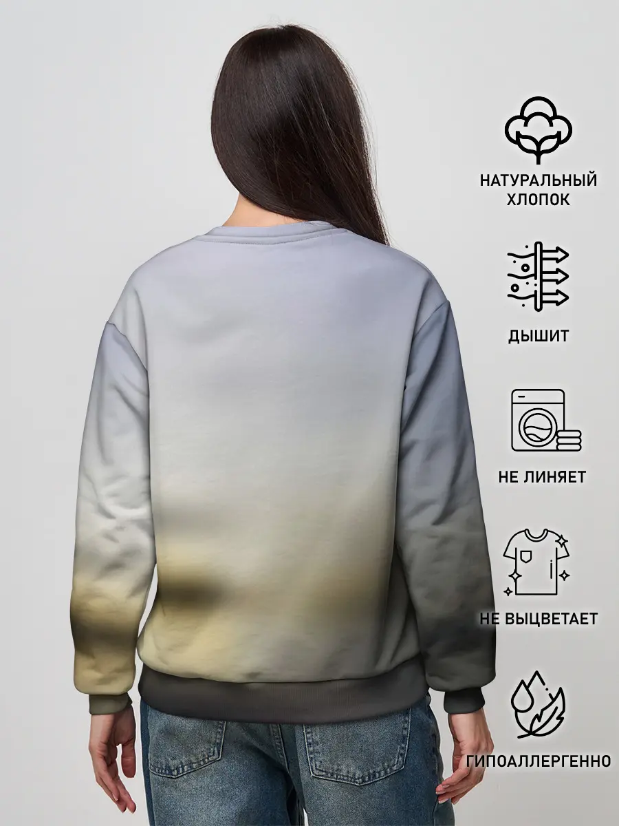 Женский свитшот / Tesla Roadster