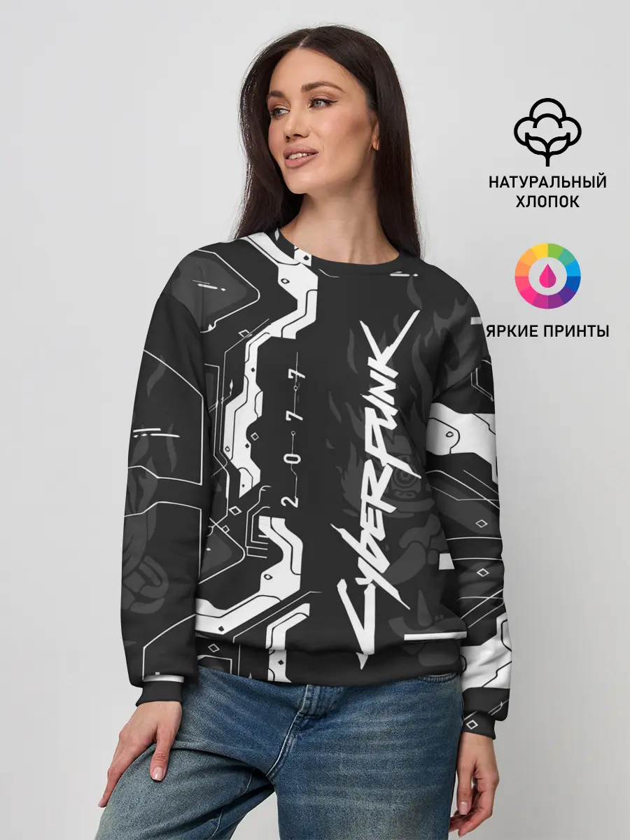 Женский свитшот / Cyberpunk 2077 Tech