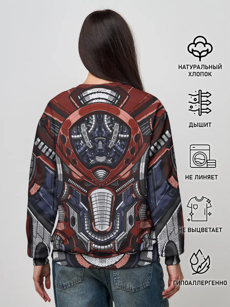 Женский свитшот / Механический робот