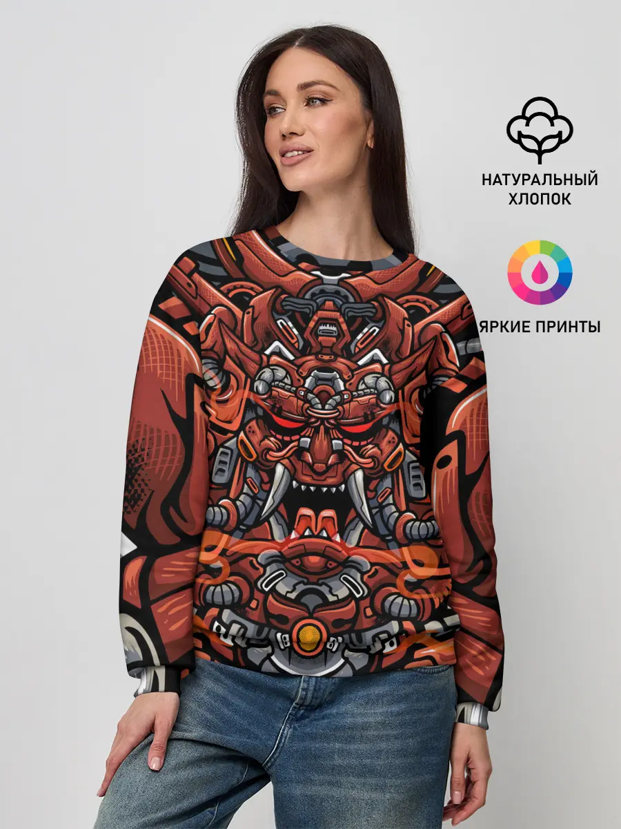 Женский свитшот / Cyber Samurai