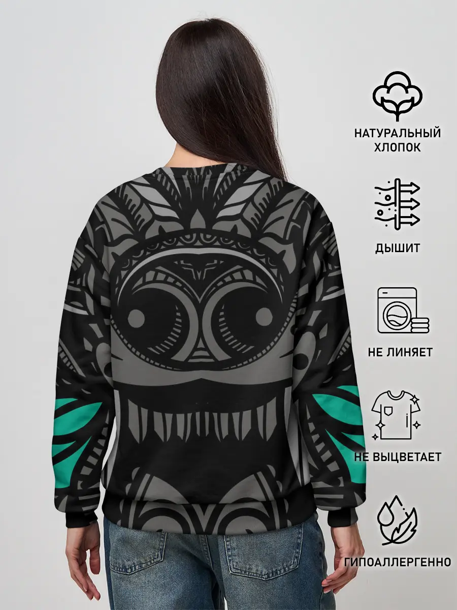 Женский свитшот / Рисунок волк