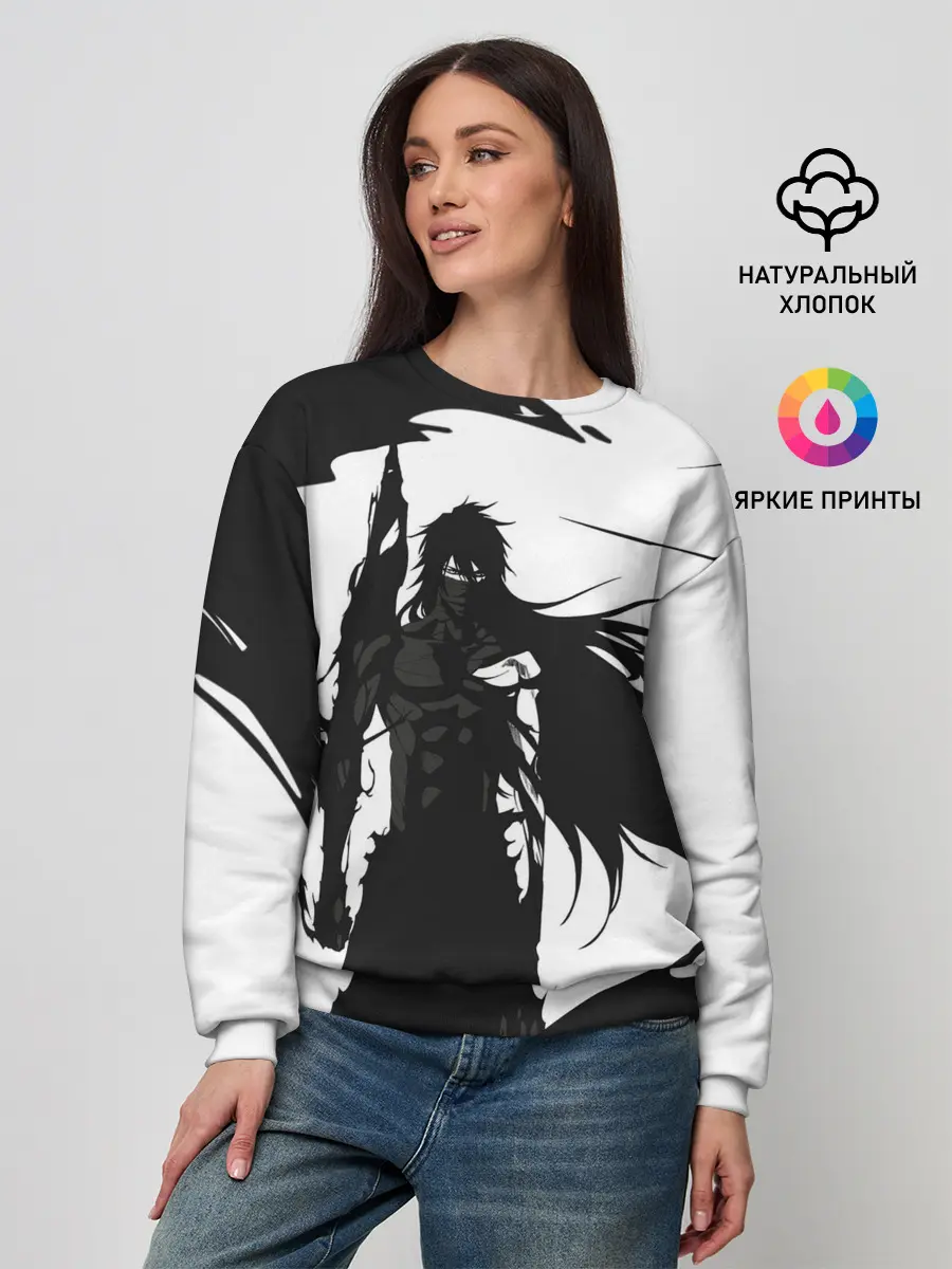 Женский свитшот / Bleach black & white