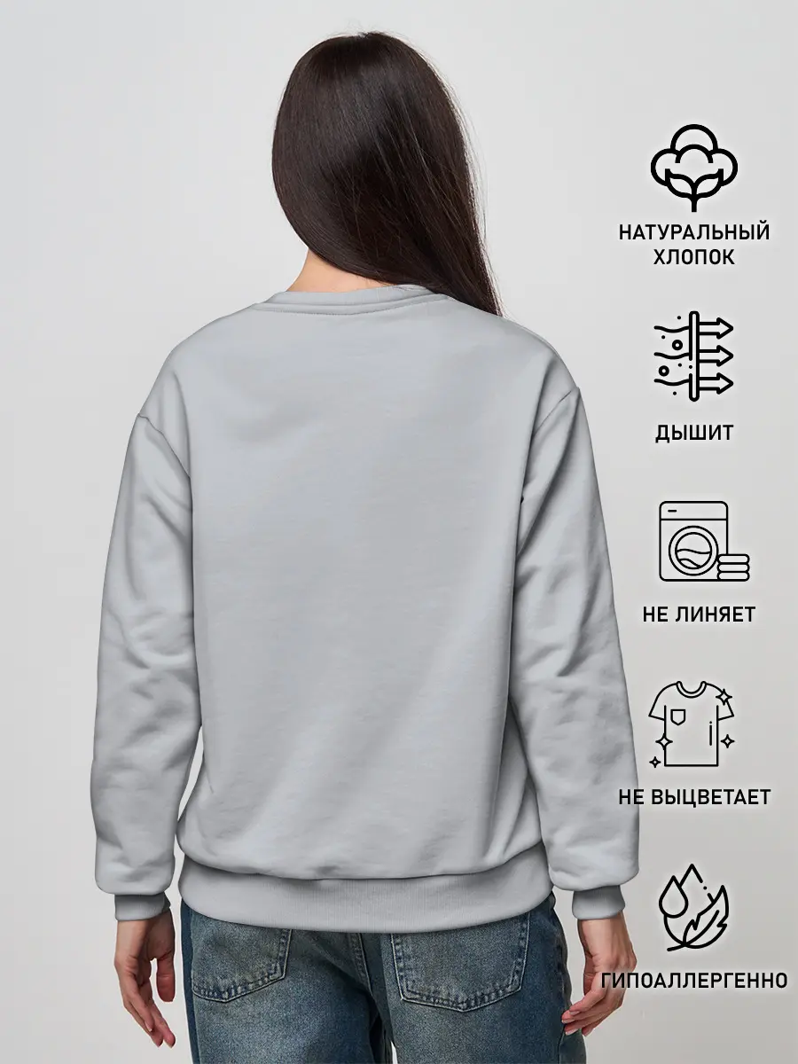 Женский свитшот / Logo and Mikasa