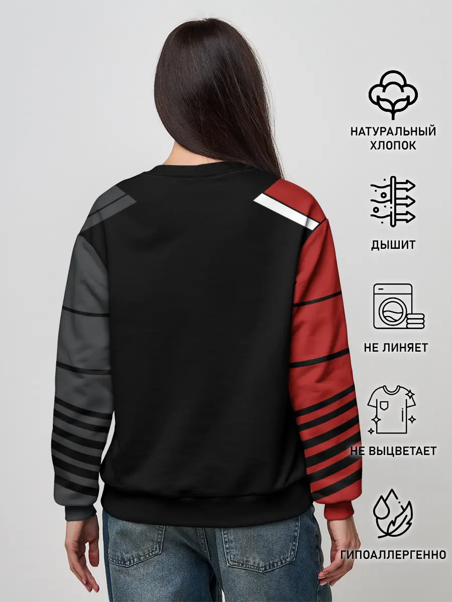 Женский свитшот / КОСТЮМ N7 | MASS EFFECT N7 | МАСС ЭФФЕКТ Н7