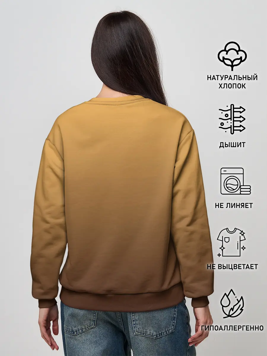 Женский свитшот / Взрывной характер милого лиса