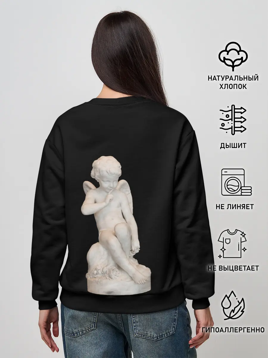 Женский свитшот / Амур Купидон грозящий