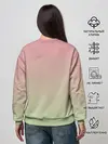 Женский свитшот / суккулент градиент