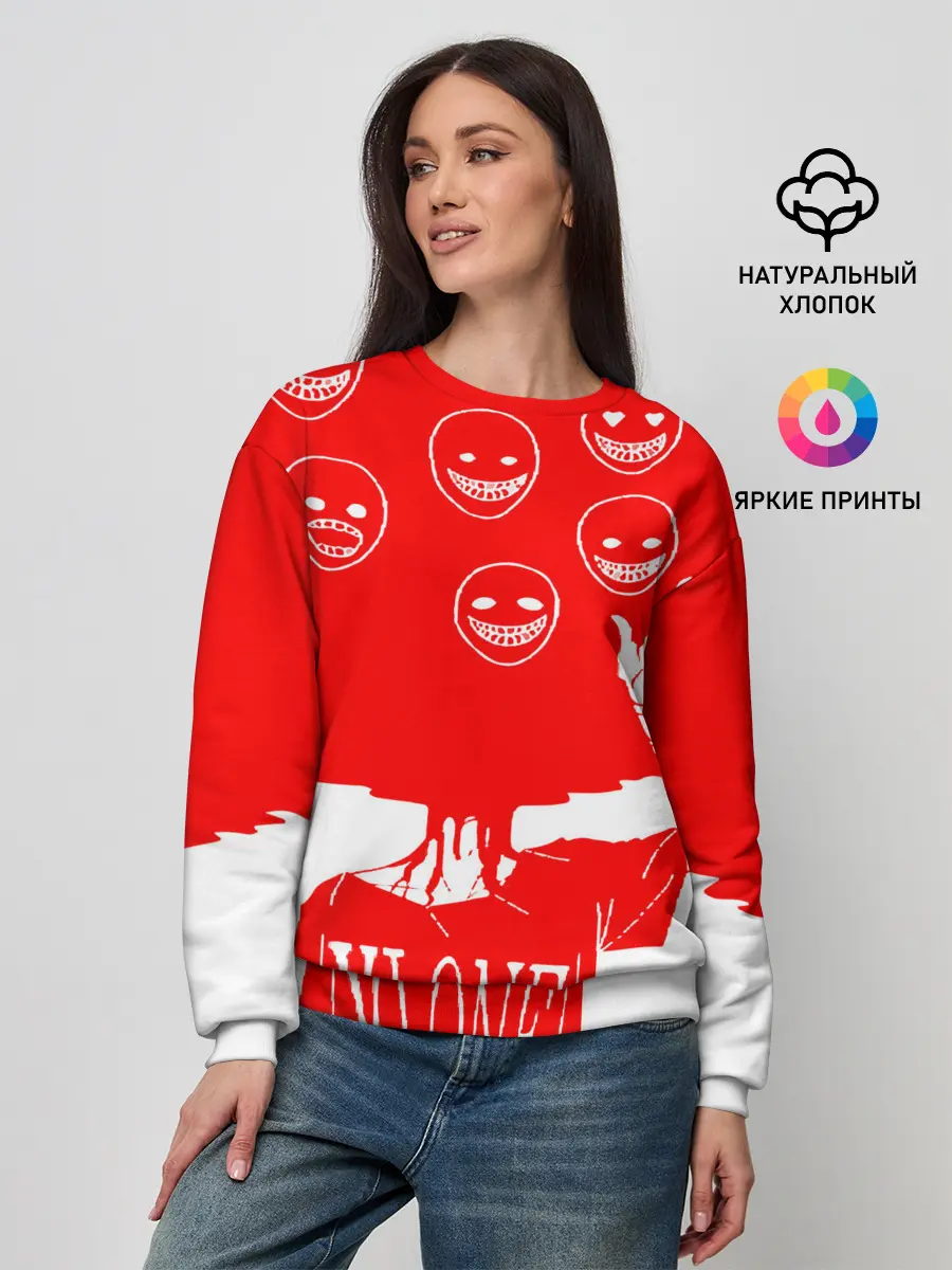 Женский свитшот / многоголовый v love