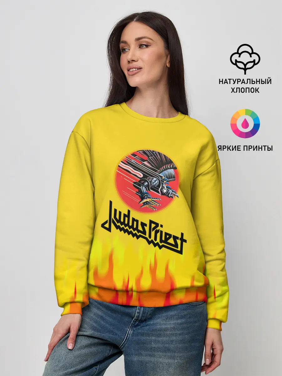 Женский свитшот / Джудас Прист: Бог металла.