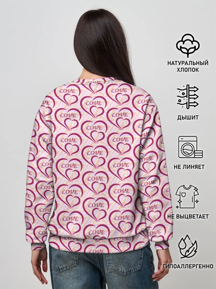 Женский свитшот / Love
