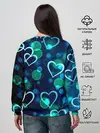 Женский свитшот / Сердца
