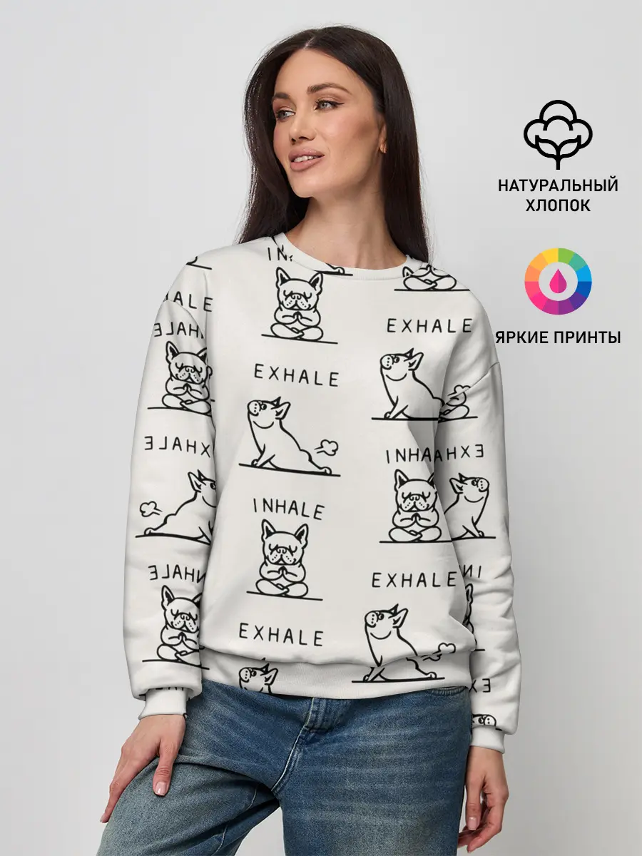 Женский свитшот / INHALE