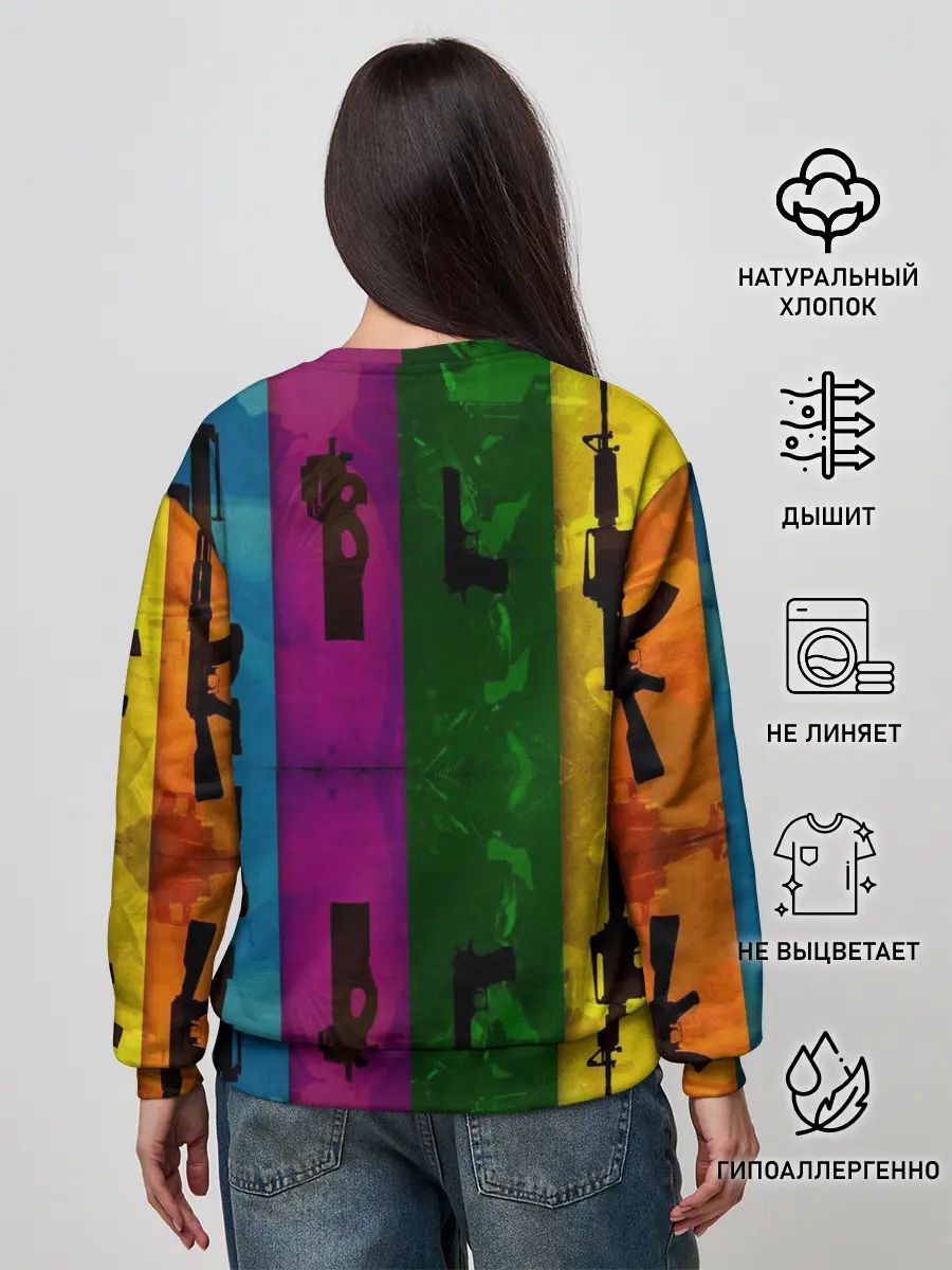 Женский свитшот / Кс го оружие