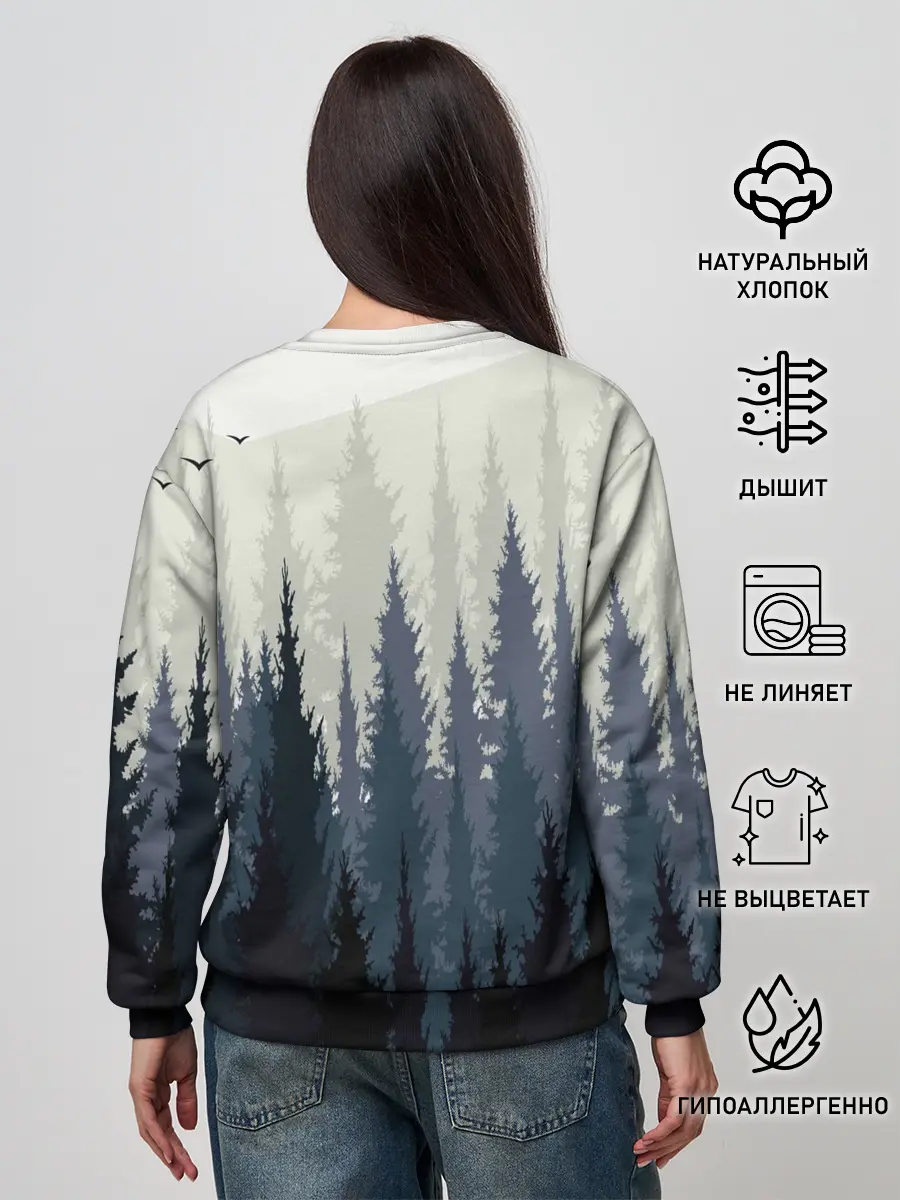 Женский свитшот / Лес