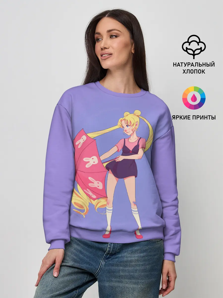 Женский свитшот / Sailor Moon | Сейлор Мун