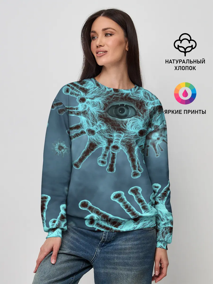 Женский свитшот / Ковидит