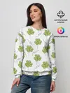 Женский свитшот / Клевер на День святого Патрика