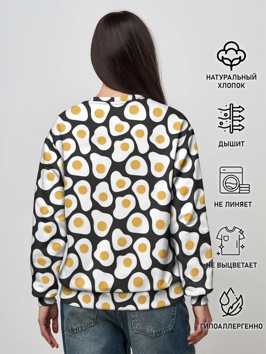Женский свитшот / Яичница