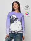 Женский свитшот / Нарисованный милый барашек