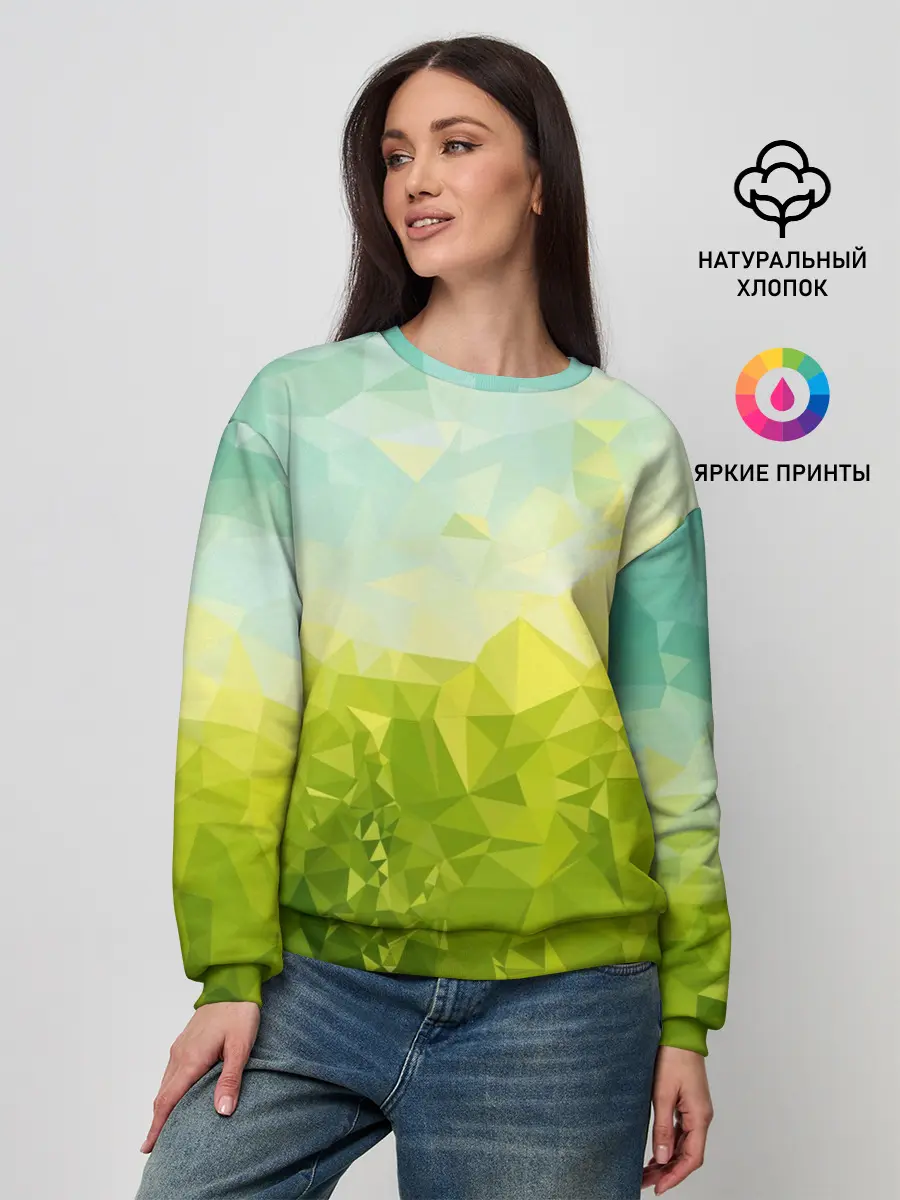Женский свитшот / Природная Абстракция