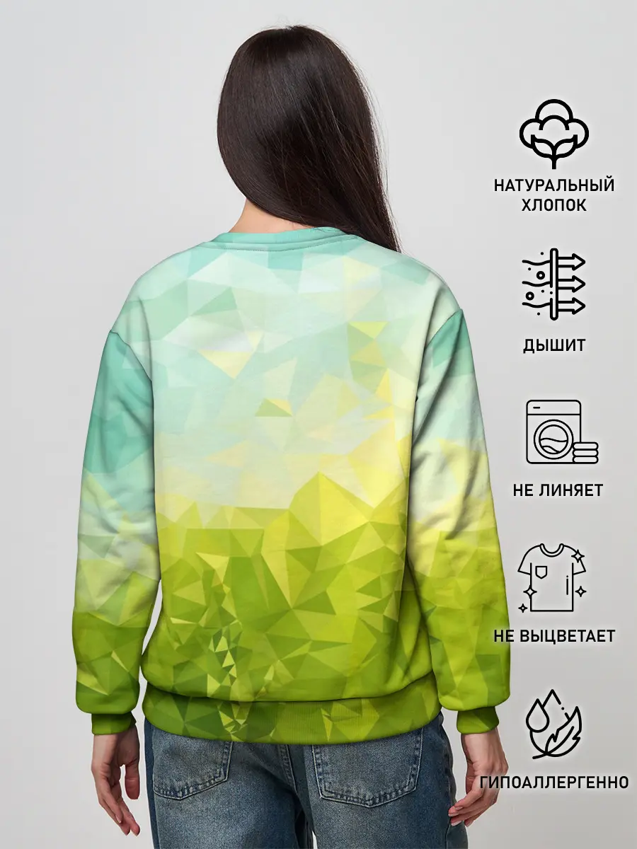 Женский свитшот / Природная Абстракция