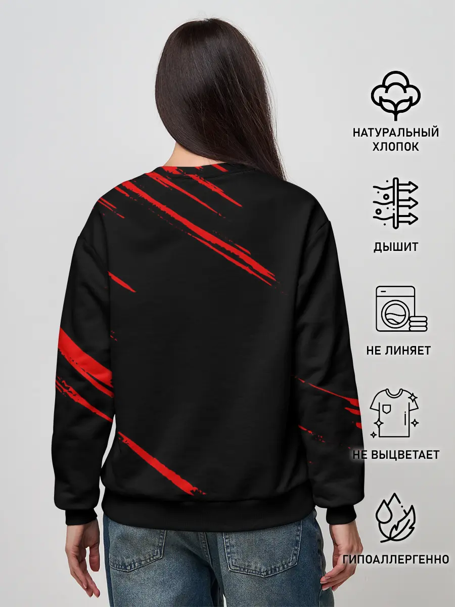 Женский свитшот / Юмико Такаги в черном Hellsing