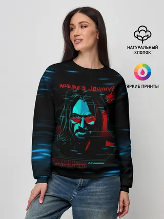 Женский свитшот / WHERES JOHNNY? SAMURAI