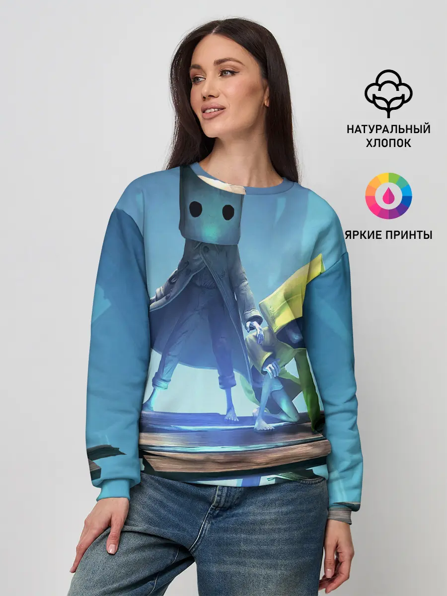 Женский свитшот / Little Nightmares || арт шестой и моно