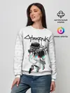 Женский свитшот / Cyberpunk 2077 КиберСкелет