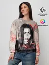 Женский свитшот / Билли Айлиш стиль гранж