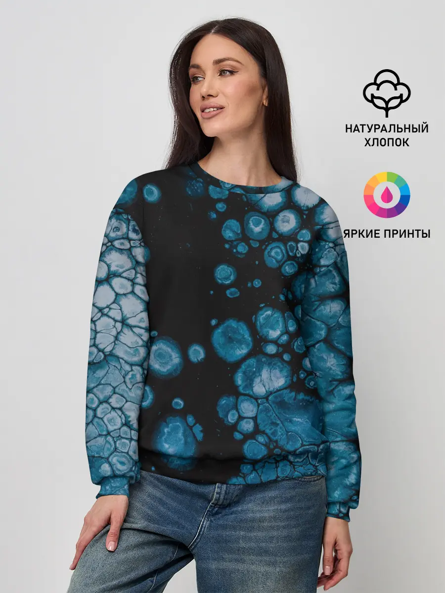 Женский свитшот / Лёд