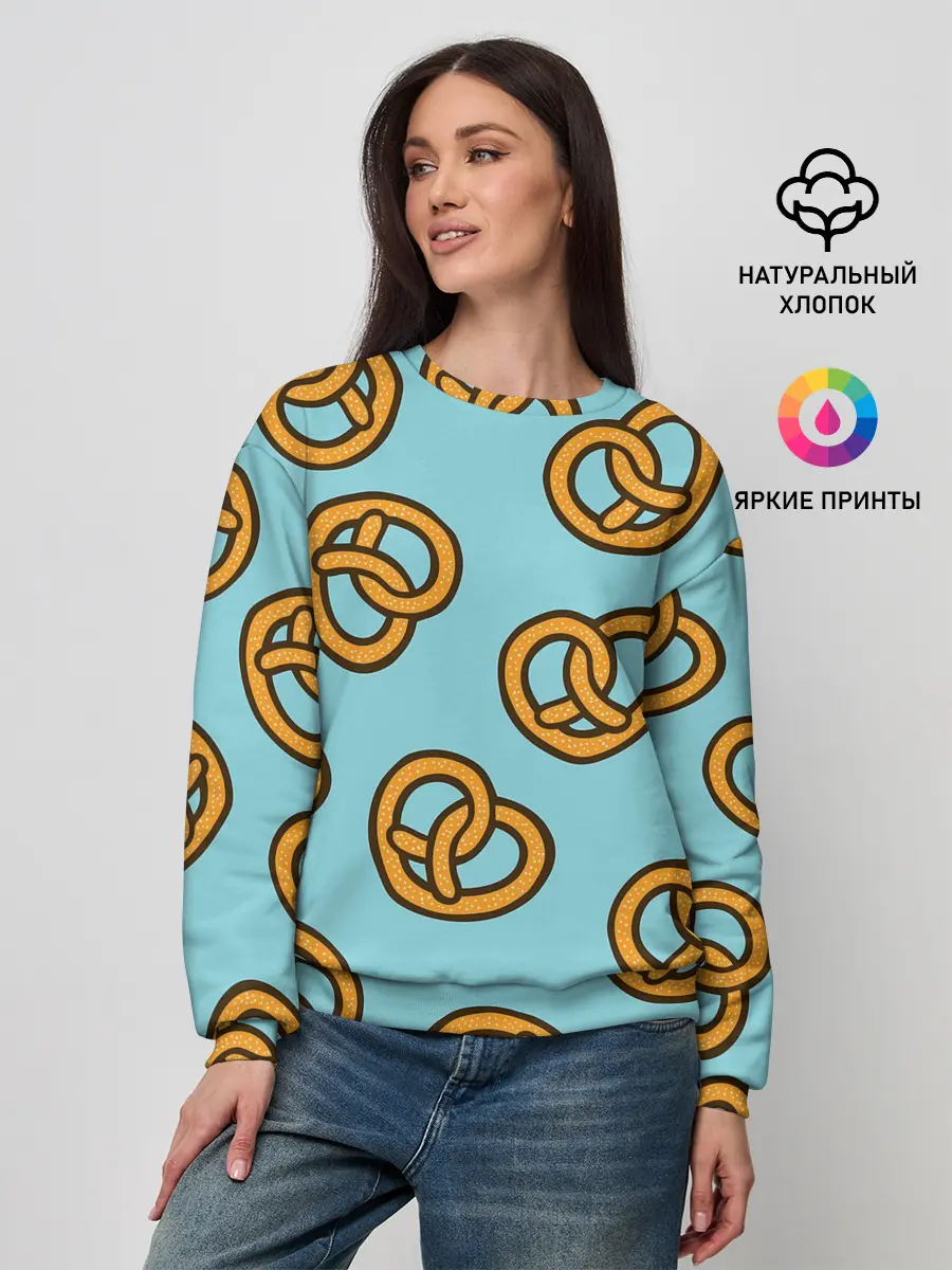 Женский свитшот / Крендели