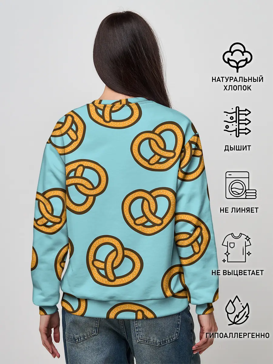 Женский свитшот / Крендели