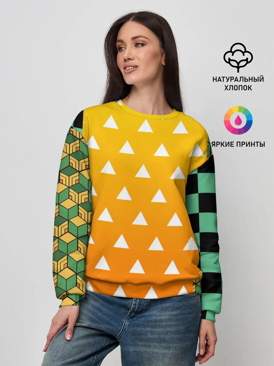 Женский свитшот / ТАНДЖИРО | ЗЕНИТЦУ | ТОМИОКА