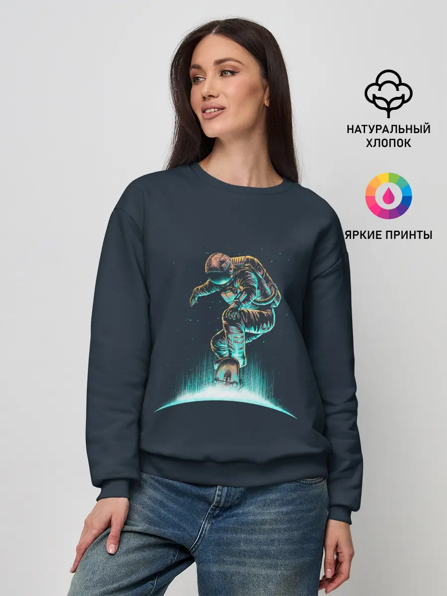 Женский свитшот / Space Surfing