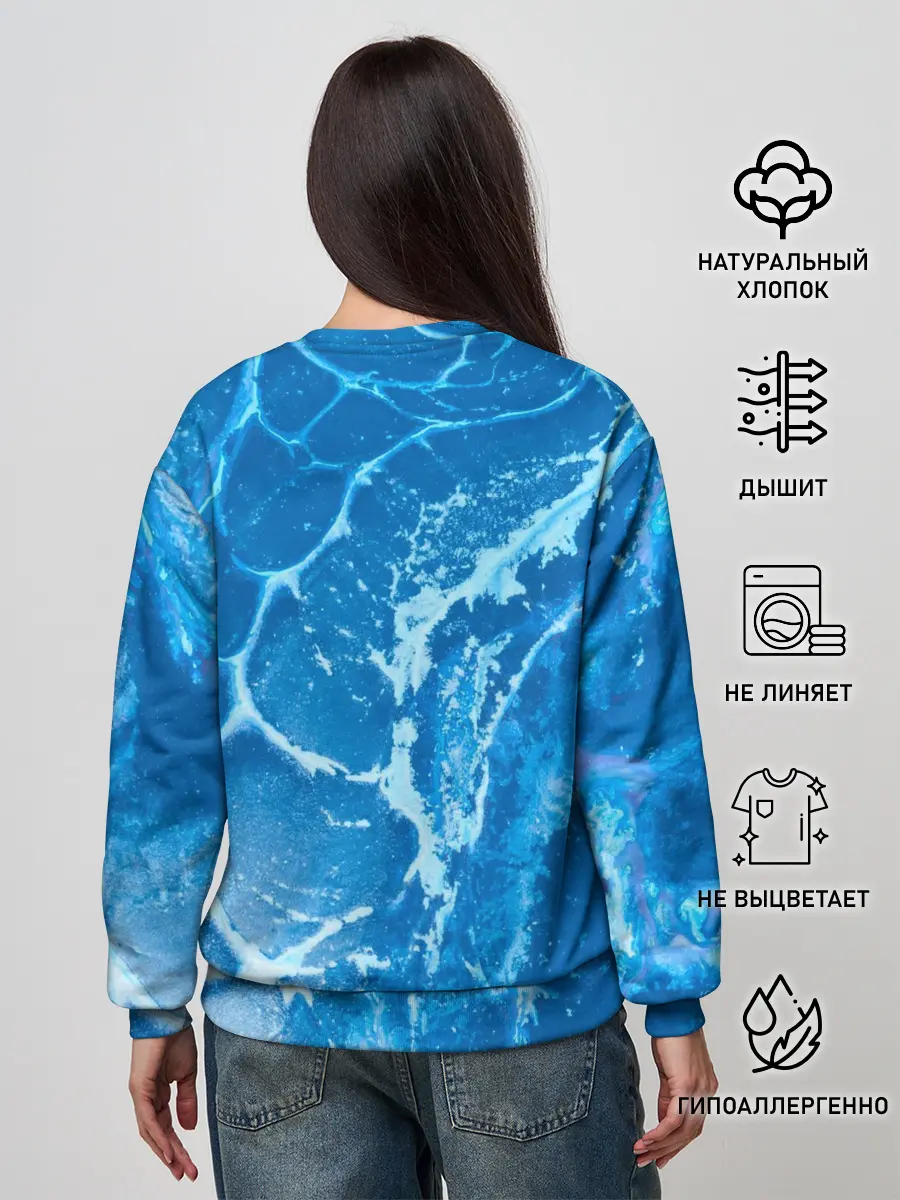 Женский свитшот / Ледяной