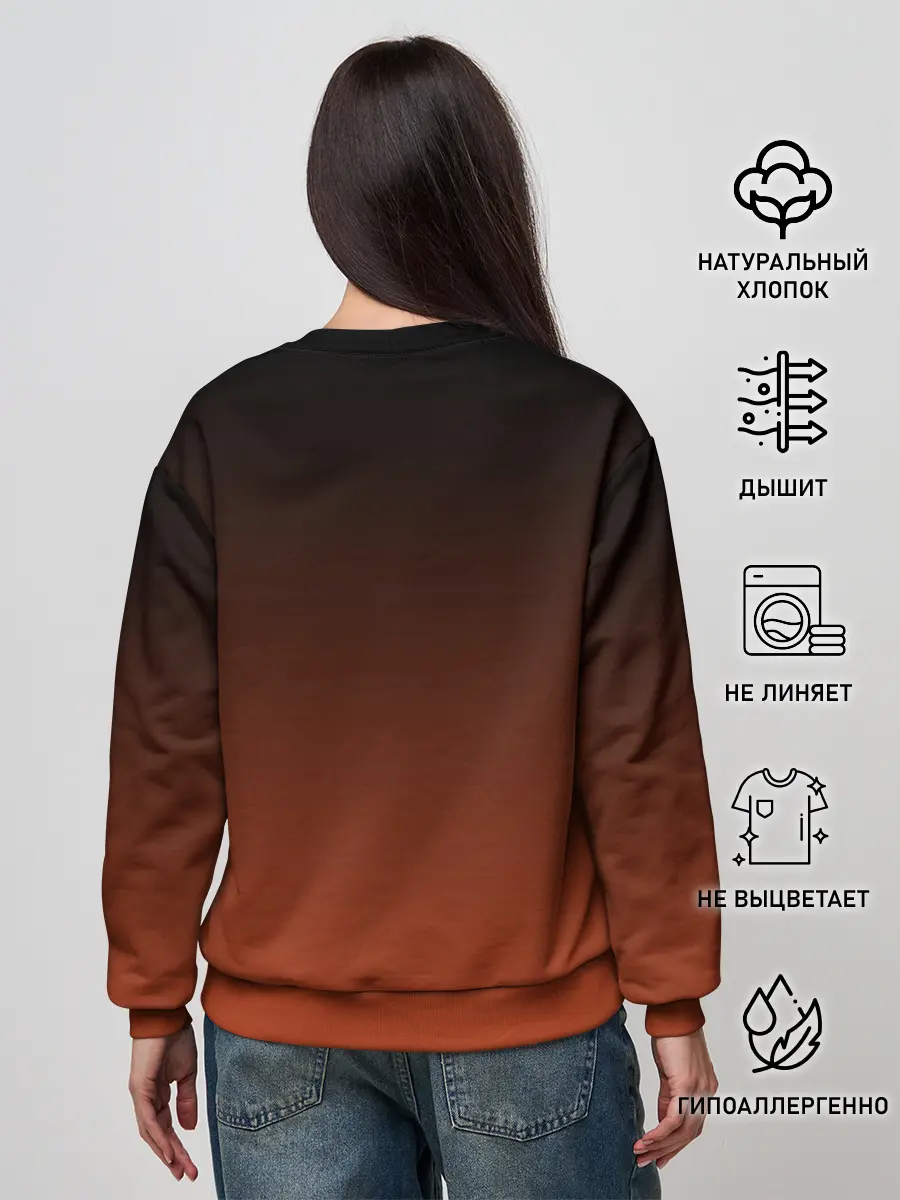 Женский свитшот / Длиннохвостая лисица Инари