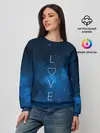 Женский свитшот / SPACE LOVE