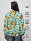 Женский свитшот / Рычащие Тигры Паттерн