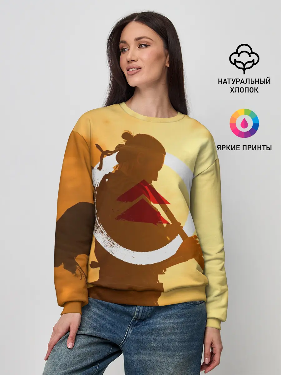 Женский свитшот / Ghost of Tsushima | Jin Sakai