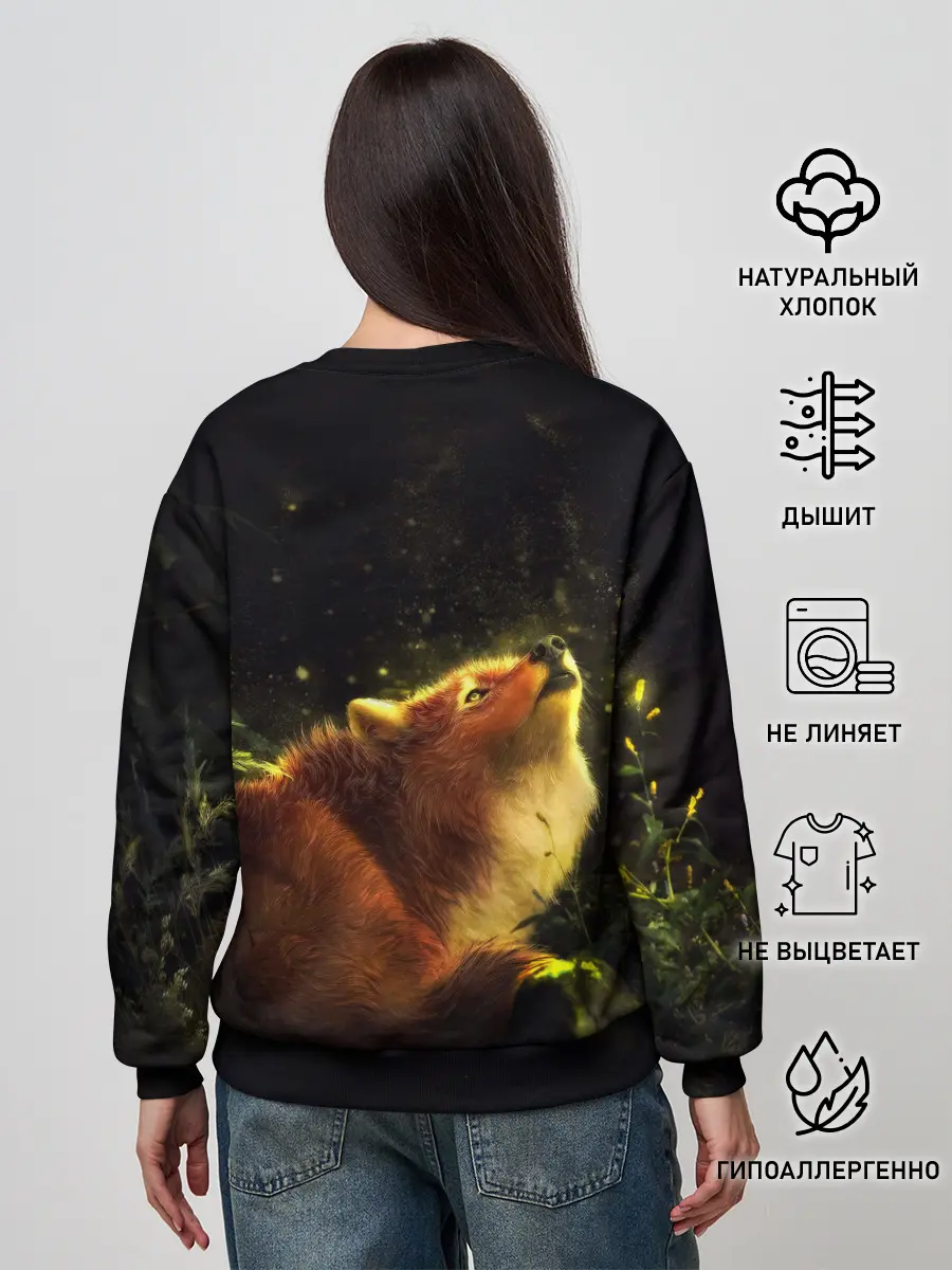 Женский свитшот / Лисица