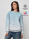 Женский свитшот / милые звездочки узор