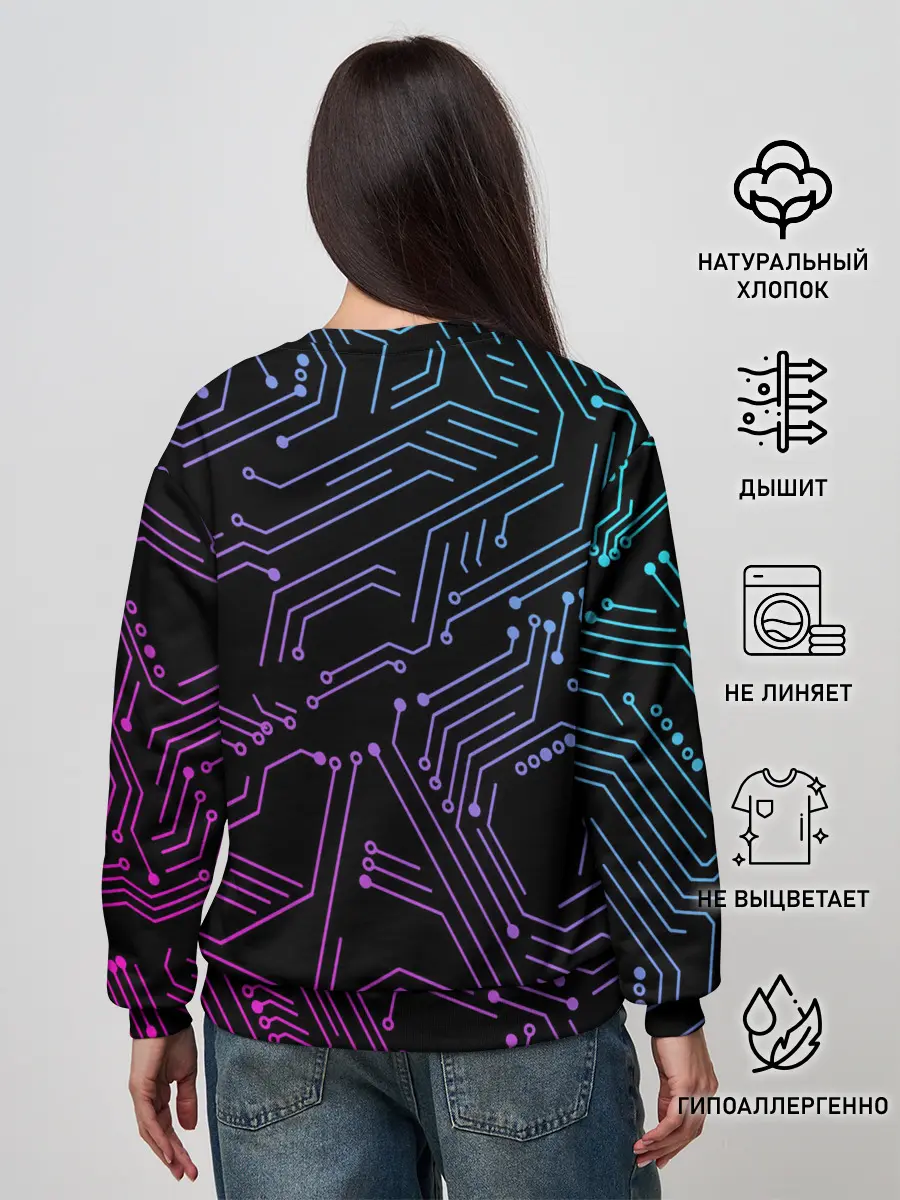 Женский свитшот / Motherboard | Материнская плата