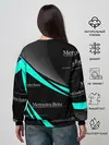 Женский свитшот / MERCEDES BENZ АКВАМАРИНОВЫЙ