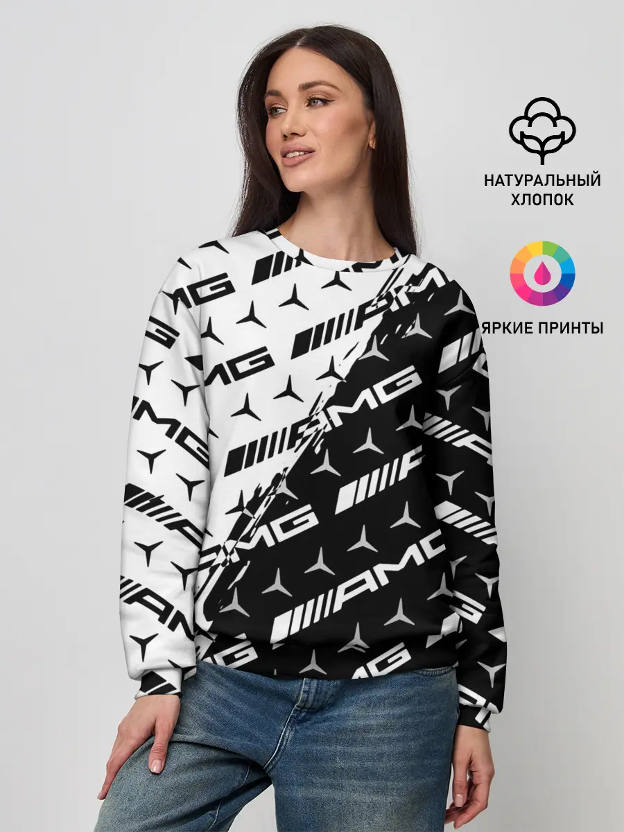 Женский свитшот / MERCEDES BENZ AMG