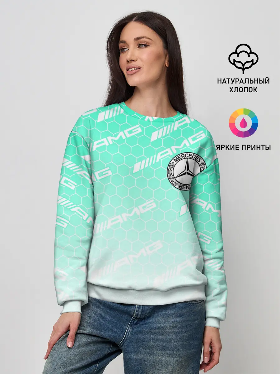 Женский свитшот / MERCEDES BENZ AMG