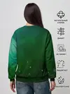 Женский свитшот / Лисенок нюхает цветок
